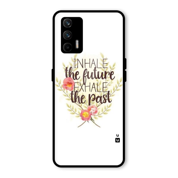 Inhale Future Glass Back Case for Realme X7 Max