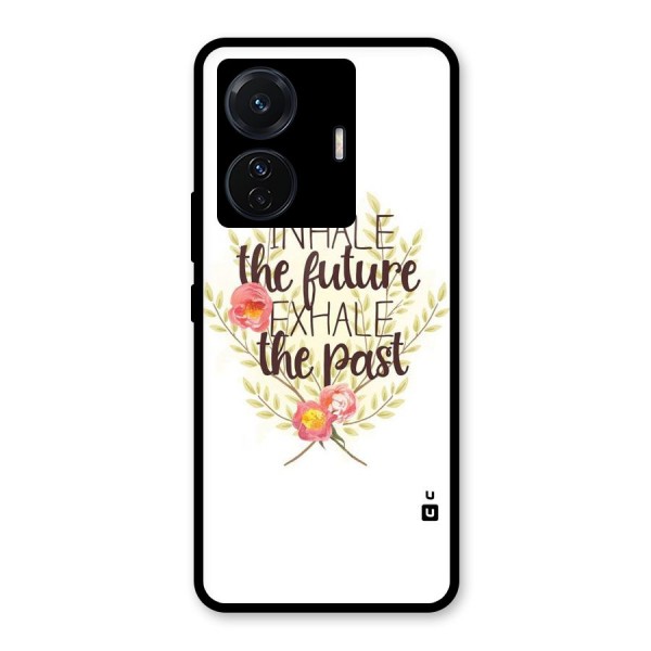 Inhale Future Glass Back Case for Vivo T1 Pro