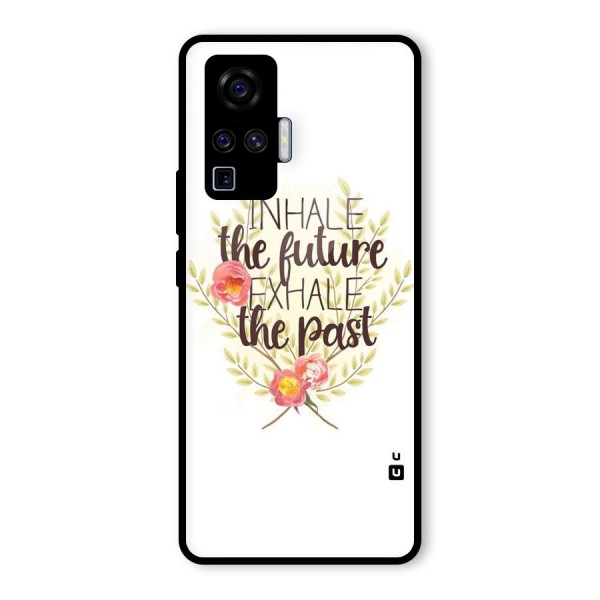 Inhale Future Glass Back Case for Vivo X50 Pro