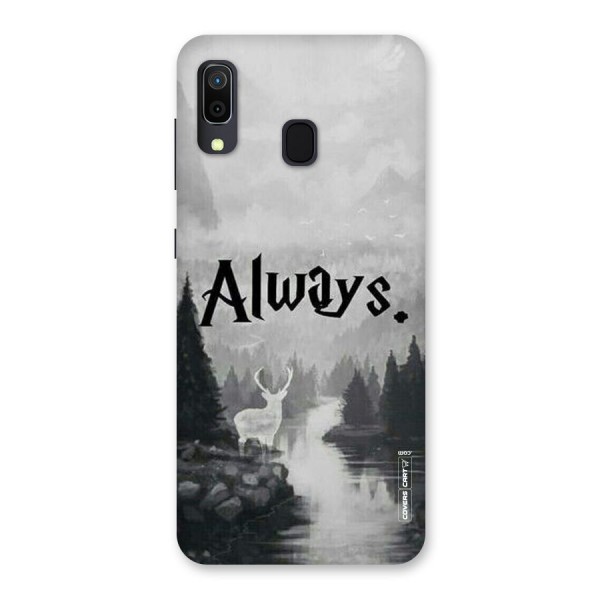 Invisible Deer Back Case for Galaxy A20