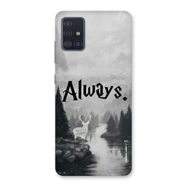 Invisible Deer Back Case for Galaxy A51