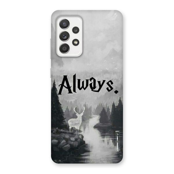 Invisible Deer Back Case for Galaxy A52