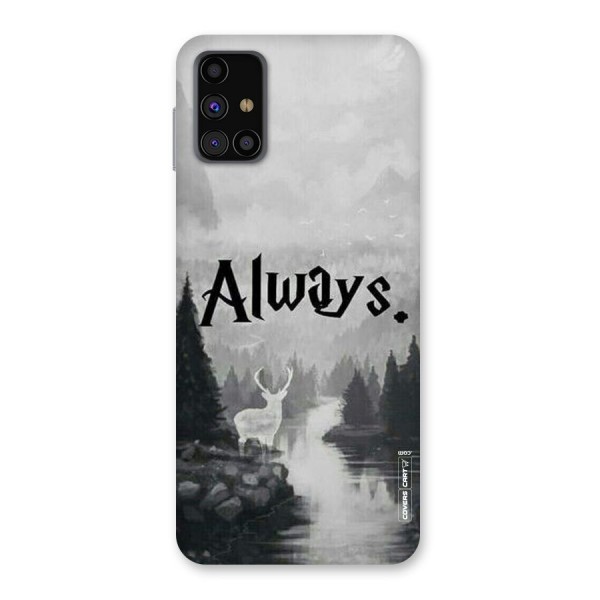 Invisible Deer Back Case for Galaxy M31s