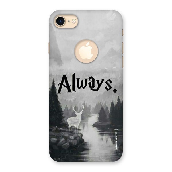 Invisible Deer Back Case for iPhone 8 Logo Cut