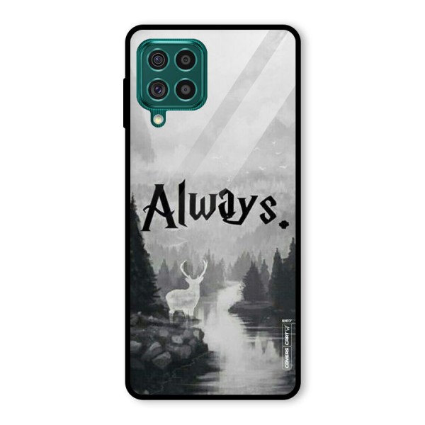 Invisible Deer Glass Back Case for Galaxy F62