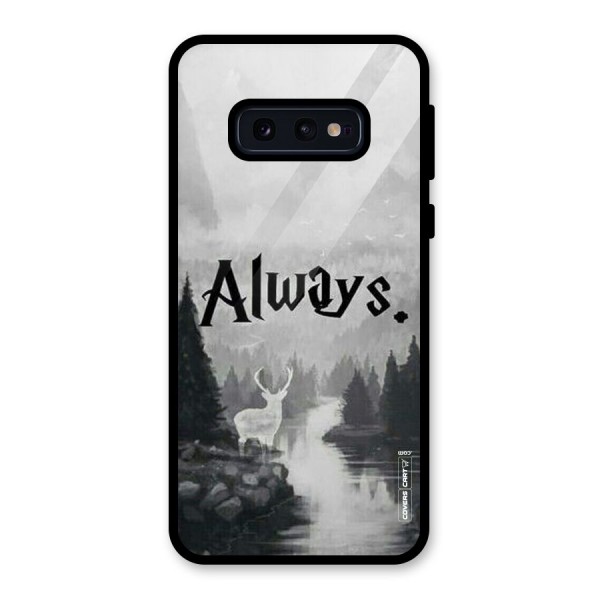 Invisible Deer Glass Back Case for Galaxy S10e