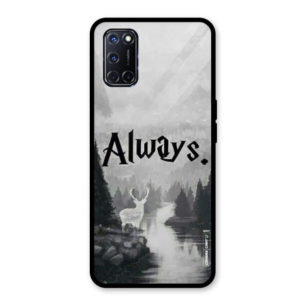 Invisible Deer Glass Back Case for Oppo A52