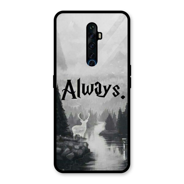 Invisible Deer Glass Back Case for Oppo Reno2 Z