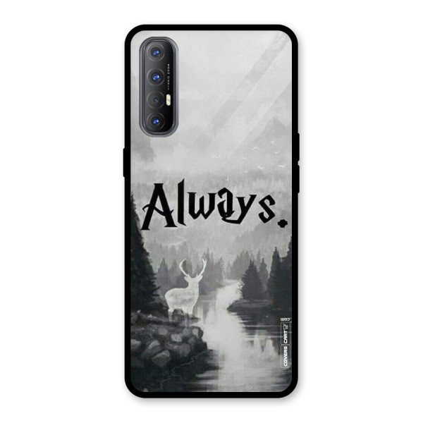 Invisible Deer Glass Back Case for Oppo Reno3 Pro