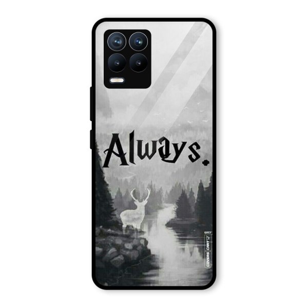 Invisible Deer Glass Back Case for Realme 8 Pro