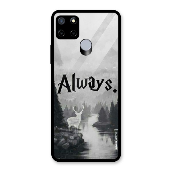 Invisible Deer Glass Back Case for Realme C15