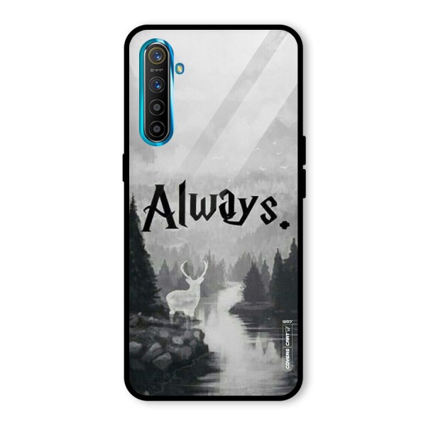 Invisible Deer Glass Back Case for Realme XT