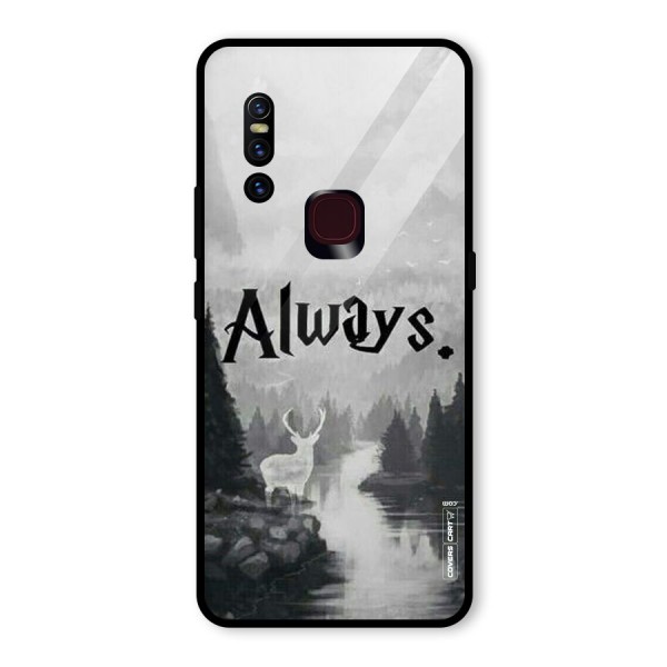 Invisible Deer Glass Back Case for Vivo V15