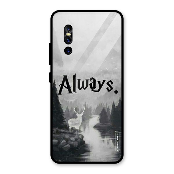 Invisible Deer Glass Back Case for Vivo V15 Pro