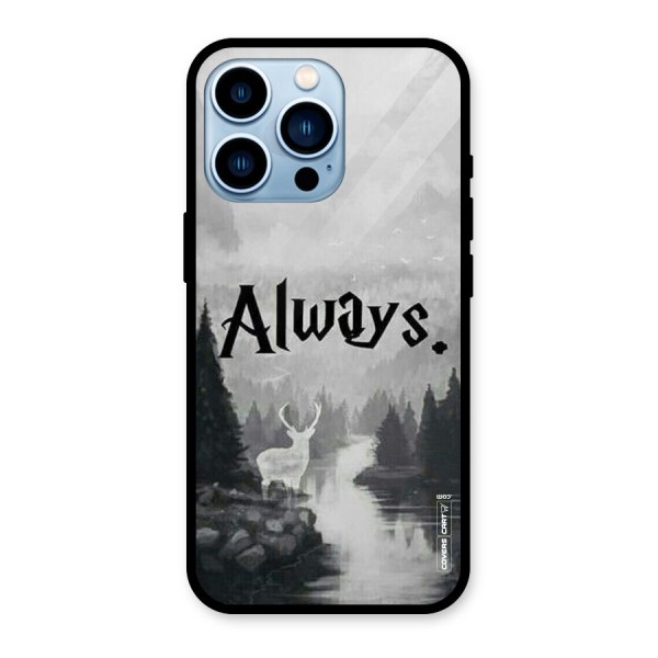 Invisible Deer Glass Back Case for iPhone 13 Pro