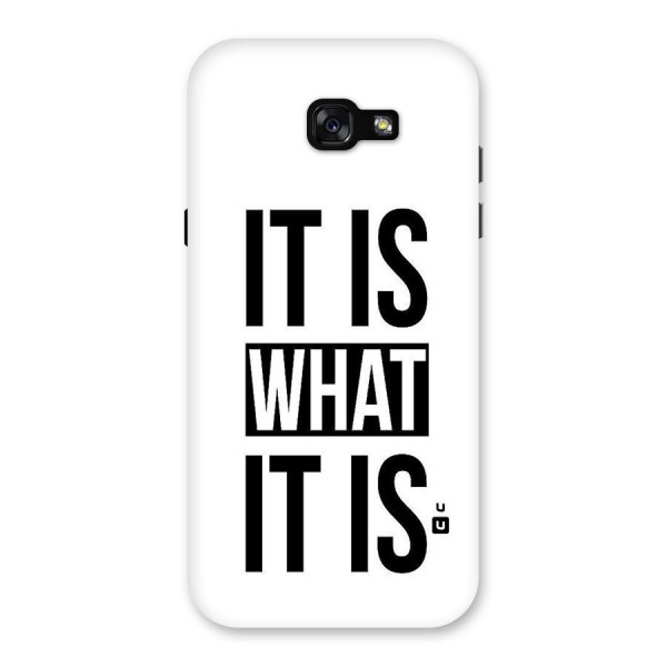 Itis What Itis Back Case for Galaxy A7 (2017)