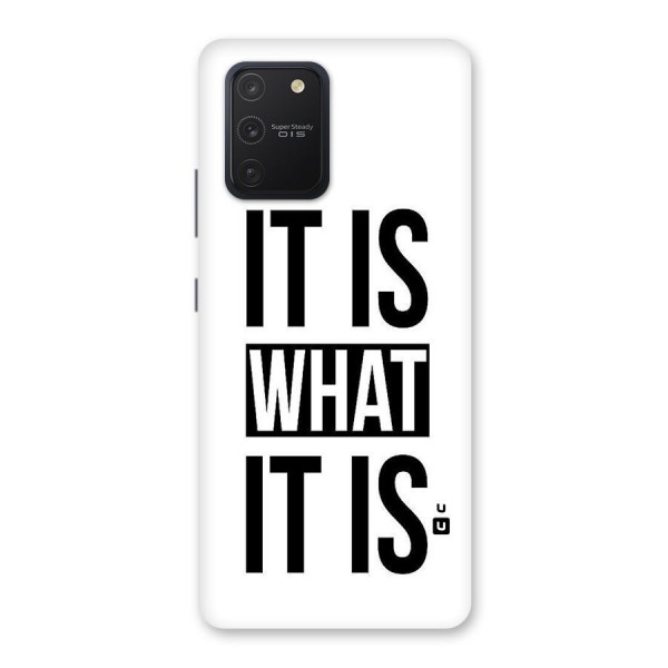 Itis What Itis Back Case for Galaxy S10 Lite