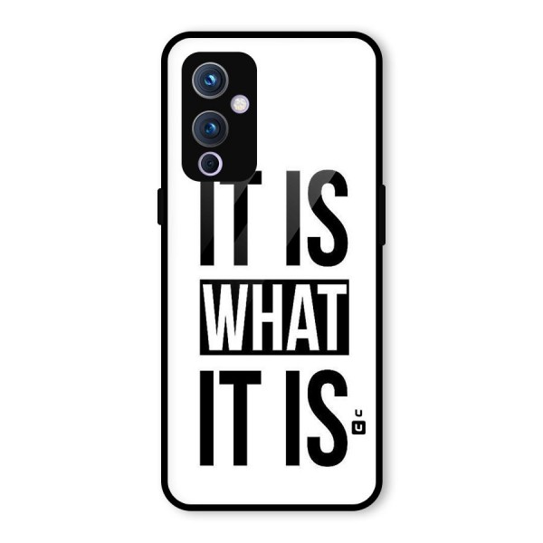 Itis What Itis Glass Back Case for OnePlus 9