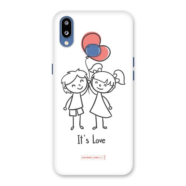 Its Love Back Case for Galaxy M01s