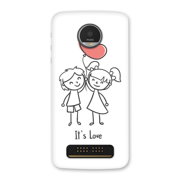 Its Love Back Case for Moto Z Play