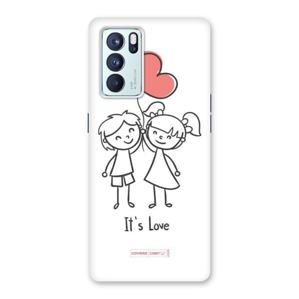 Its Love Back Case for Oppo Reno6 Pro 5G