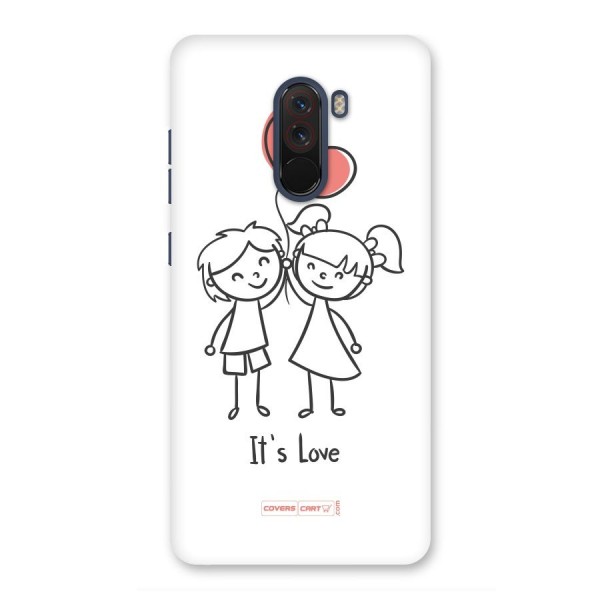 Its Love Back Case for Poco F1