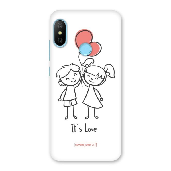 Its Love Back Case for Redmi 6 Pro