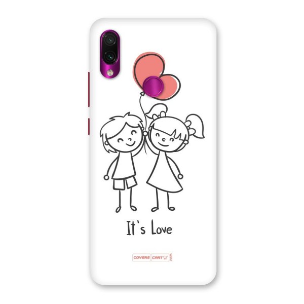 Its Love Back Case for Redmi Note 7 Pro