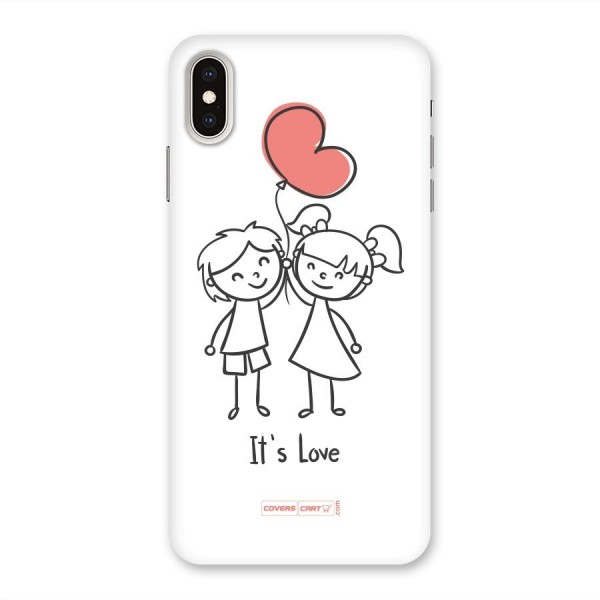 Its Love Back Case for iPhone XS Max