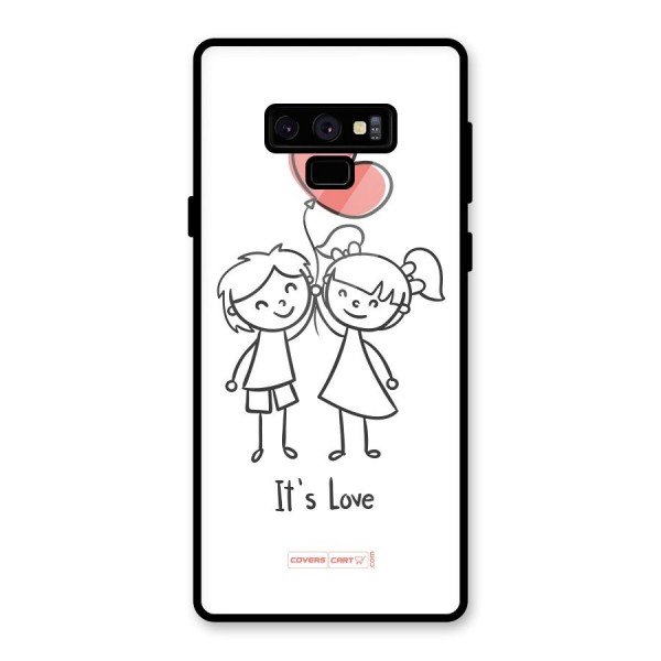 Its Love Glass Back Case for Galaxy Note 9