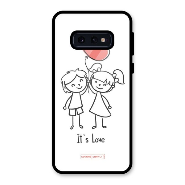 Its Love Glass Back Case for Galaxy S10e