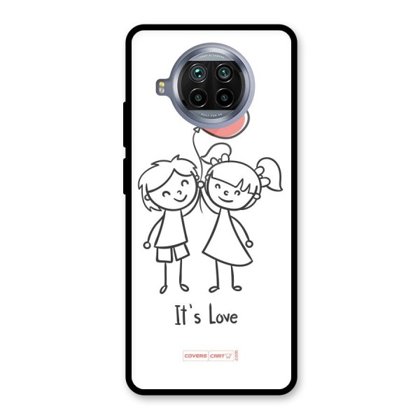 Its Love Glass Back Case for Mi 10i