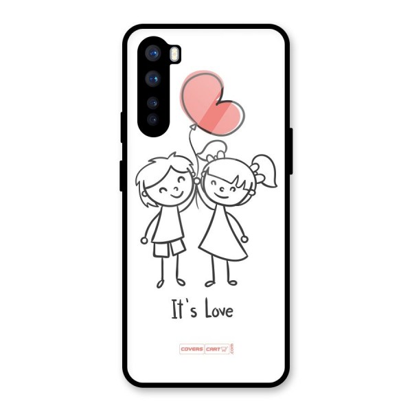 Its Love Glass Back Case for OnePlus Nord