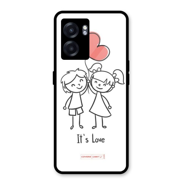 Its Love Glass Back Case for Oppo K10 (5G)