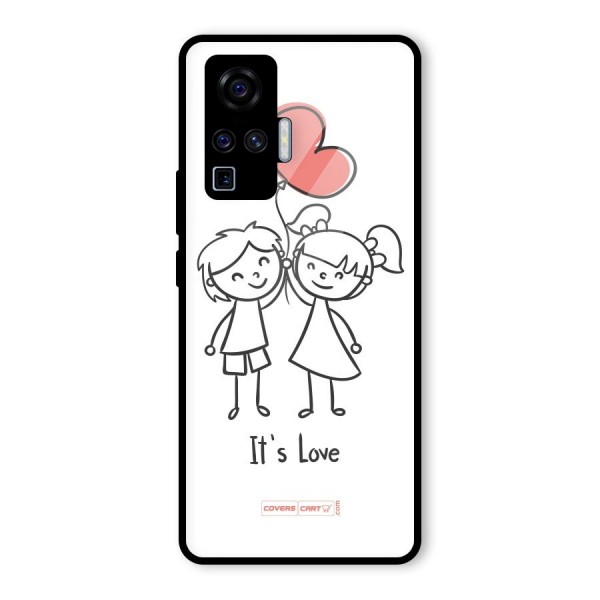 Its Love Glass Back Case for Vivo X50 Pro