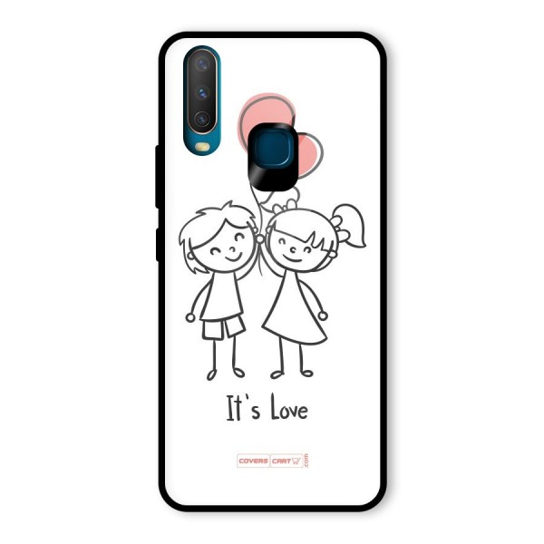 Its Love Glass Back Case for Vivo Y15