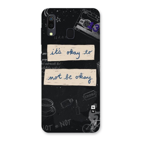 Its Okay Back Case for Galaxy A20