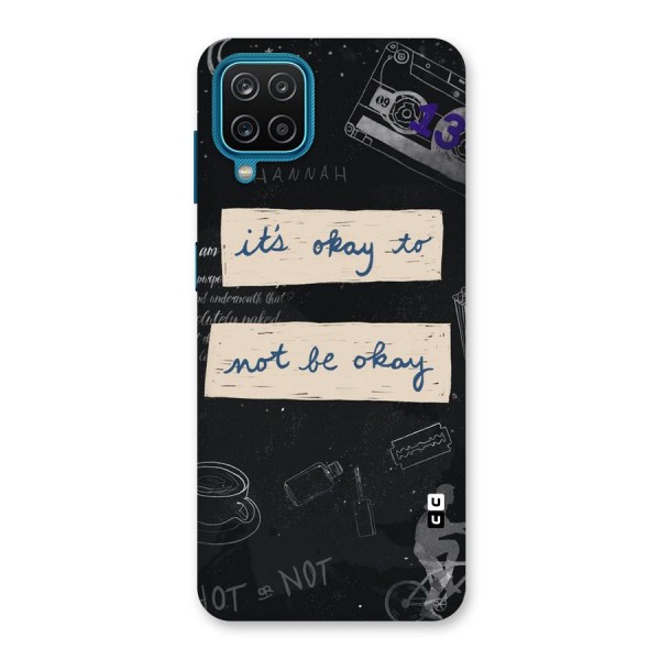 Its Okay Back Case for Galaxy F12