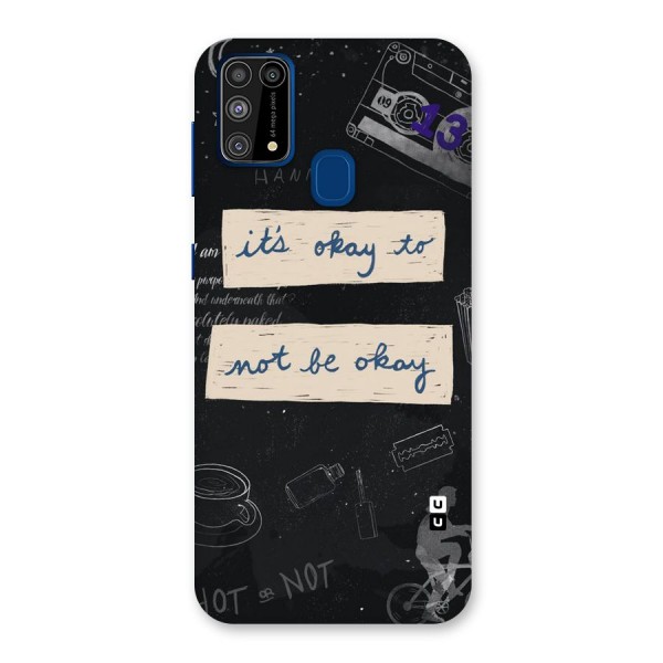 Its Okay Back Case for Galaxy F41