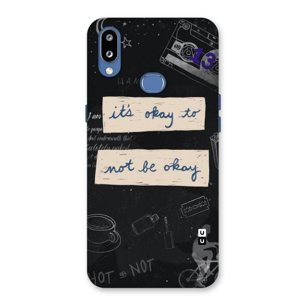 Its Okay Back Case for Galaxy M01s