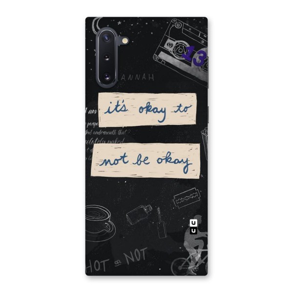 Its Okay Back Case for Galaxy Note 10