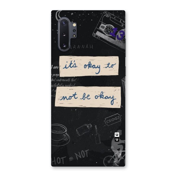 Its Okay Back Case for Galaxy Note 10 Plus