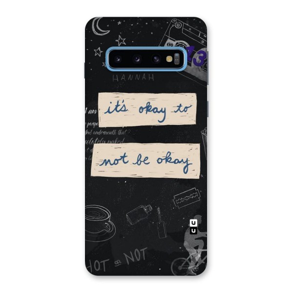 Its Okay Back Case for Galaxy S10