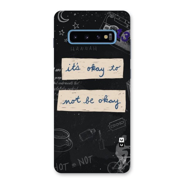 Its Okay Back Case for Galaxy S10 Plus