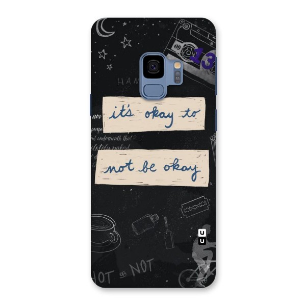 Its Okay Back Case for Galaxy S9