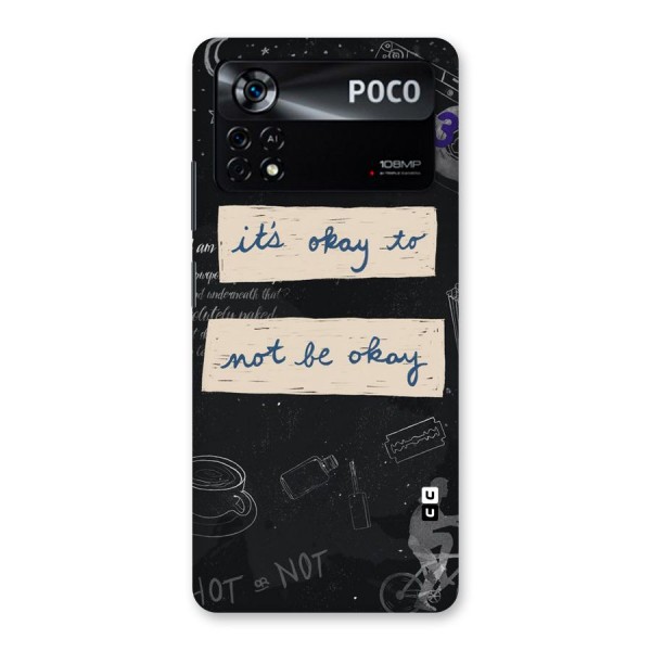 Its Okay Back Case for Poco X4 Pro 5G