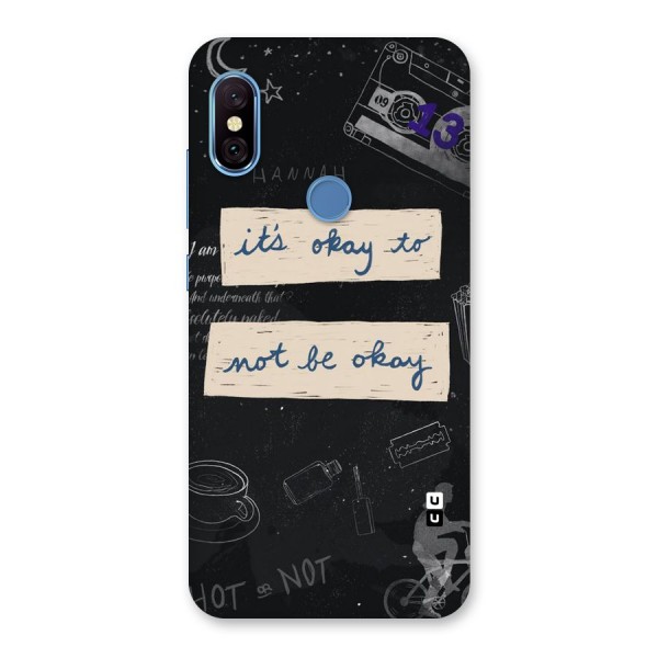 Its Okay Back Case for Redmi Note 6 Pro