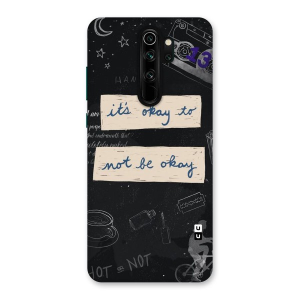 Its Okay Back Case for Redmi Note 8 Pro