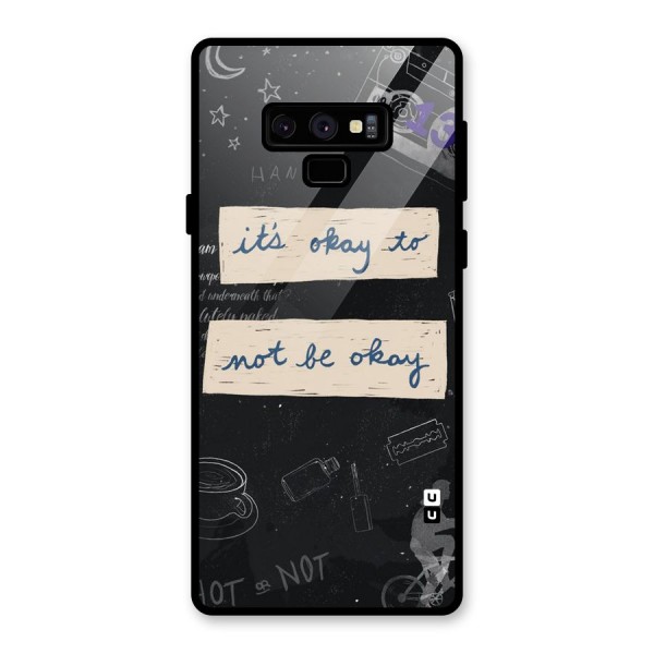 Its Okay Glass Back Case for Galaxy Note 9