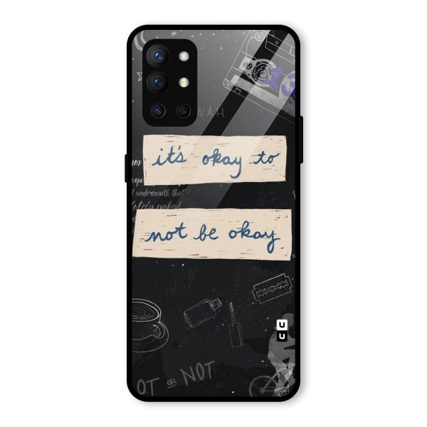 Its Okay Glass Back Case for OnePlus 9R